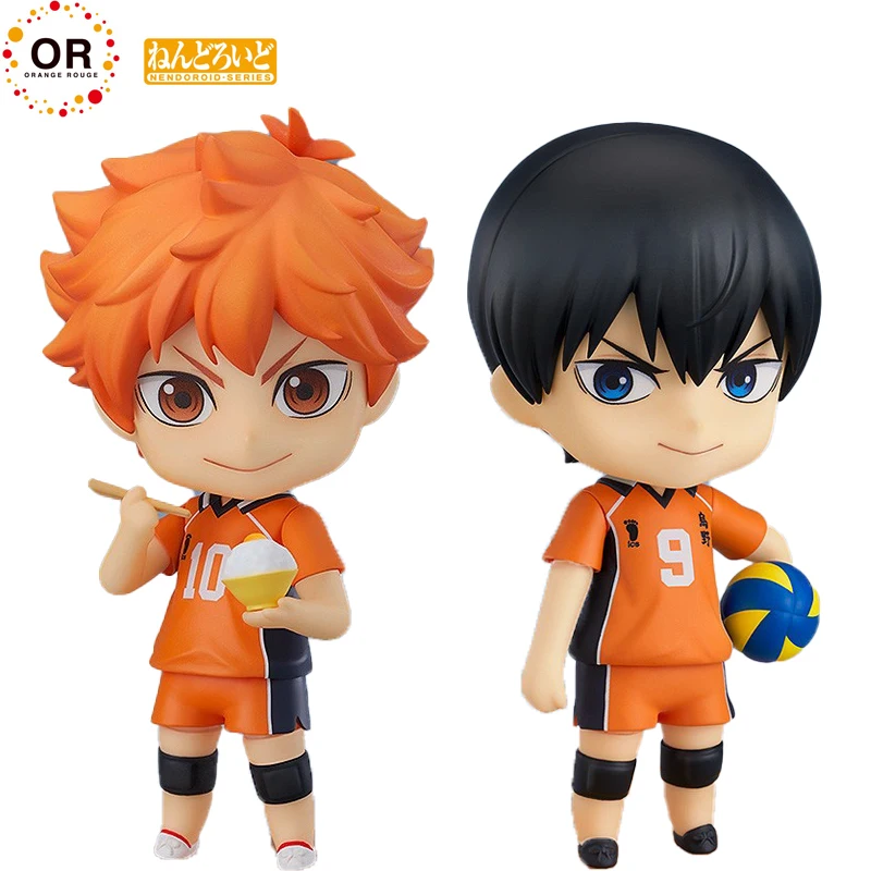 

GoodSmile Original Genuine NENDOROID GSC OR 1411 Shoyo Hinata 1455 Tobio Kageyama The New Karasuno Ver. TO THE TOP Action Anime