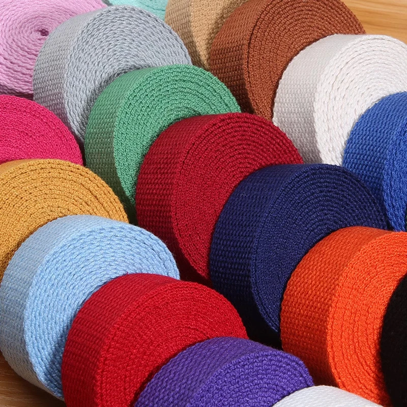 Canvas Ribbon Belt 5 meters 25mm Bag Webbing Nylon Webbing Knapsack Strapping Sewing Bag Belt Accessories