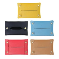 Portable Tissue Storage Bag Elegant Paper PU Leather Pouches for Small Items Dropship 1