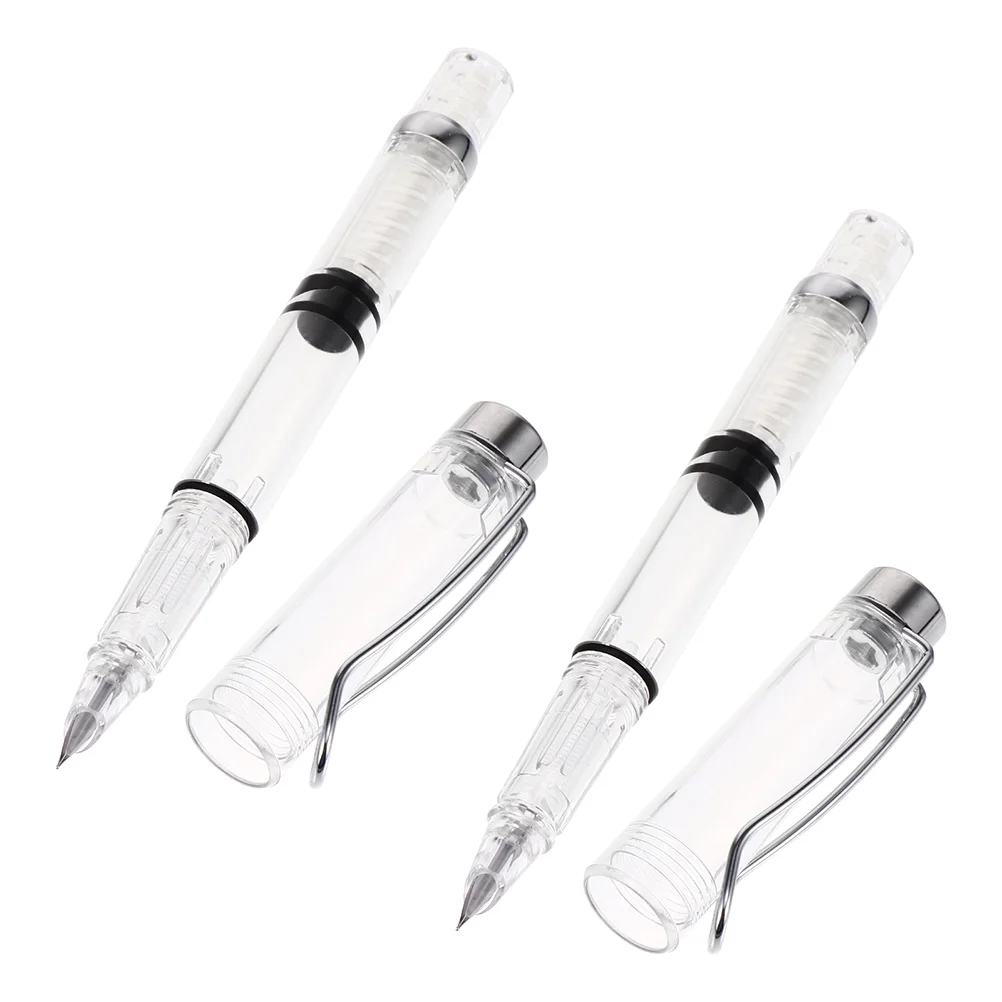 

Pen Ink with Converter Fountain for Students Practical Calligraphy Practice Absorber Office Staff Transparent