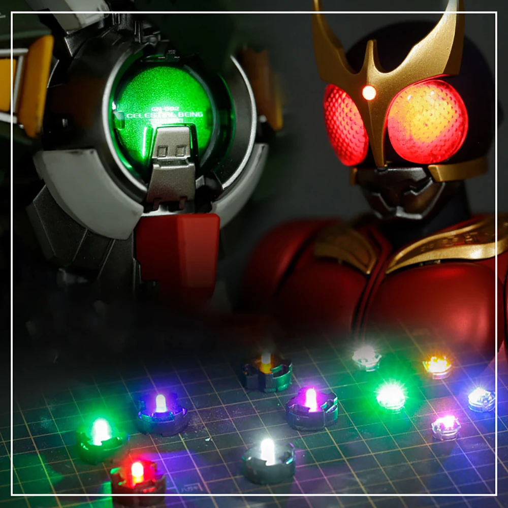 Mini Super Brightness Magnetron LED Light DIY Model Lamp Toys Magnetic Control Switch Animation Plus Light Model Wireless Light 2
