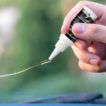 Nuovo strumento di riparazione per parabrezza per auto, kit di riparazione per schermo del telefono per finestrino dell'auto, colla per polimerizzazione del vetro, ripristino delle crepe dei graffi del vetro automatico