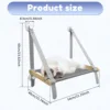 Foldable Cat Hanging Bed Window Suction Cups Pet Hammock Aerial House Kitten Climbing Seat Comfortable Pet Accessories 6