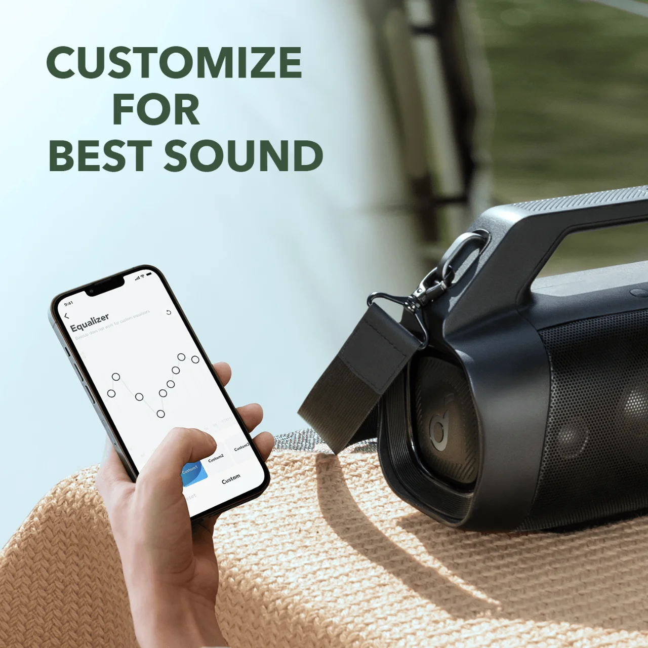 jordnødder retort Prime Soundcore Anker Motion Boom Plus Ip67 Outdoor Speaker 80w Stereo Sound  Custom Eq & Bassup Usb-c Bluetooth - Speakers - AliExpress