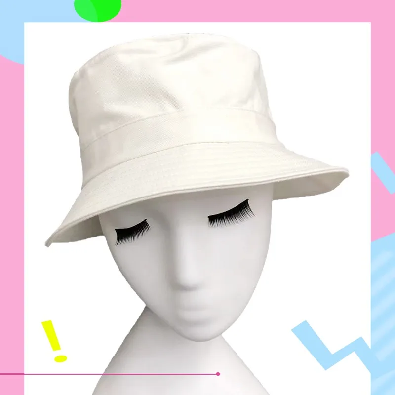 frog bucket hat Sunt Solid Color Spring And Summer Panama Fashion Circle Small Side Beautiful Fisherman's Hat sun bucket hat Bucket Hats