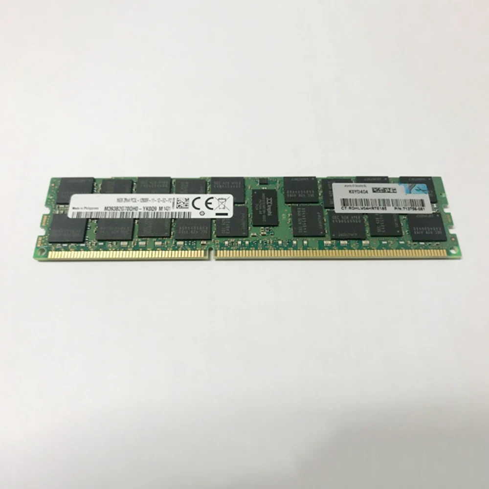 1PCS 16GB DDR3 1600 2RX4 PC3L-12800R ECC REG Server Memory 713985-B21 715284-001 713756-081 5 1PCS 16GB DDR3 1600 2RX4 PC3L-12800R ECC REG Server Memory 713985-B21 715284-001 713756-081 - Image 3