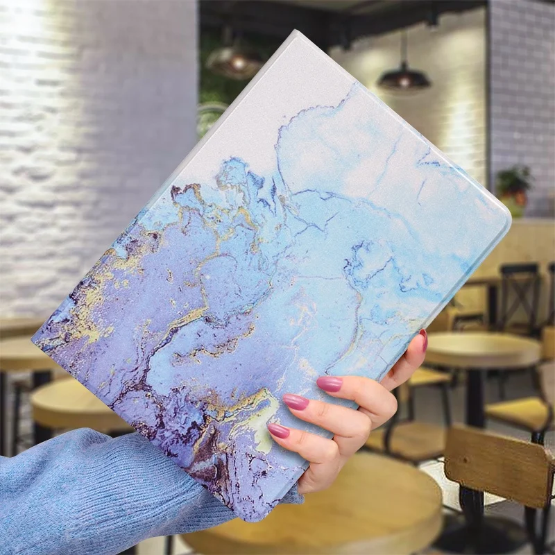 

Marble Flip Case For Lenovo Xiaoxin Pad 11.5 Pad 11" Tab P11 Pro P11 Plus 11 Shockproof Slim PU Leather Tablet Stand Hard Cover
