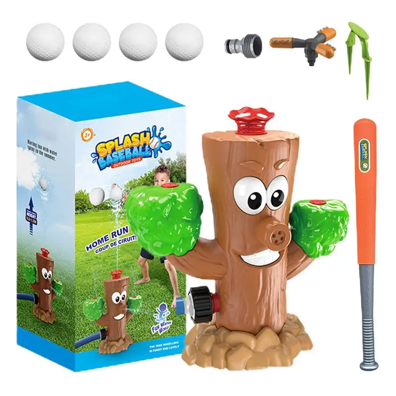 

Water Sprinkler Baseball Toy Cartoon Splash Sprinkler Baby Bath Toy For Kids Outdoor Garden Play Water Spray Summer Game Toy