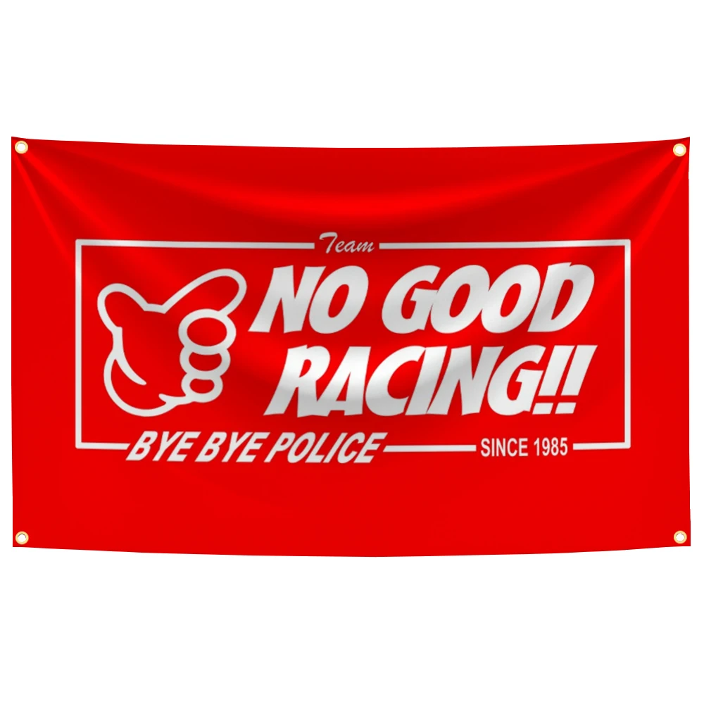 Adesivi in vinile per auto e moto, con scritta Japan Loop Family JDM NO Good Racing Team BYEBYE 1985, 18 x 4,7 cm, colore: nero