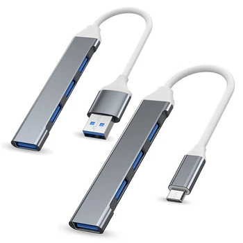 USB 3.0 Hub USB Hub Type C Dock 4 Port Multi Splitter Adapter OTG Type C HUB for Xiaomi Huawei Macbook Pro USB 3.0 2.0