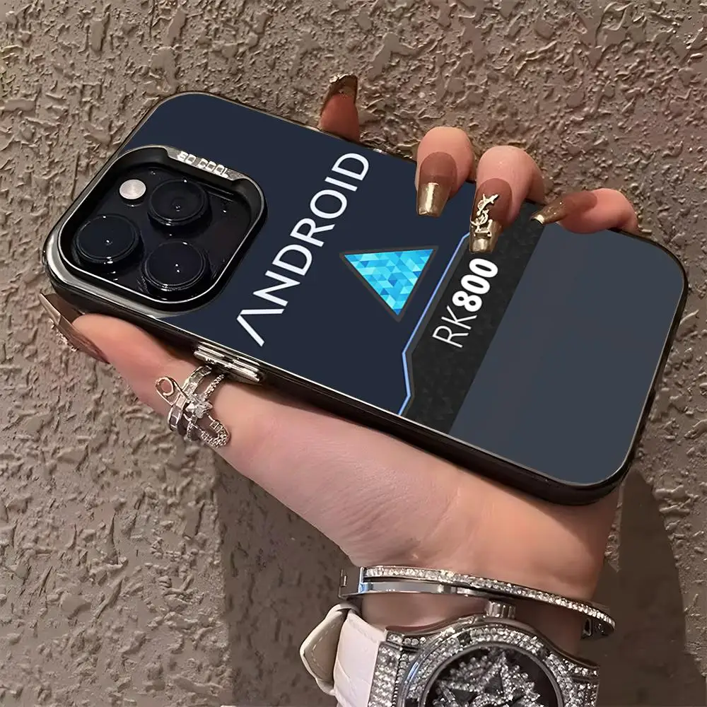 Luxury Matte Silver Phone Case - Inspired by Detroit Become Human