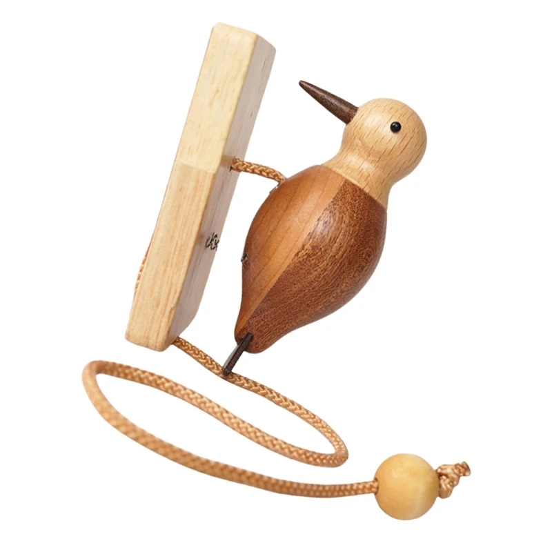 Bird Doorbell Funny Door Knocker Creative Handmade Door Knocks Doorbell for Bedroom Living Room Patios DropShip