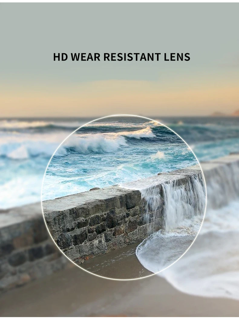 Die neuen rahmenlose photochrome Lesebrillen mit Blaulichtblockierung sind einfach und stilvoll und verfügen über eine runde Design-Lesebrille – Detail 8