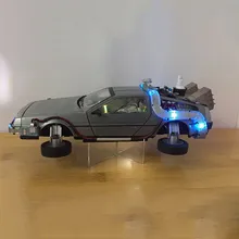  1:18 Fine Edition Movie Back to the Future Collection 2 Gold Simulation Car Model 