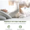 6 Inch Queen Mattress, Gel Memory Foam Queen Size Mattress, Pressure Relieving, Cooling Gel Foam, 80"L x 60"W x 6"Th,White 4