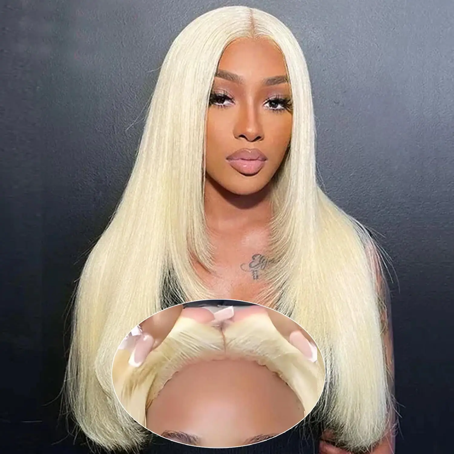 

180% Density 613 Glueless Bone Straight Preplucked Baby Human Wigs Ready To Go Honey Blonde 13x4 13x6 Lace Frontal Wig For Women