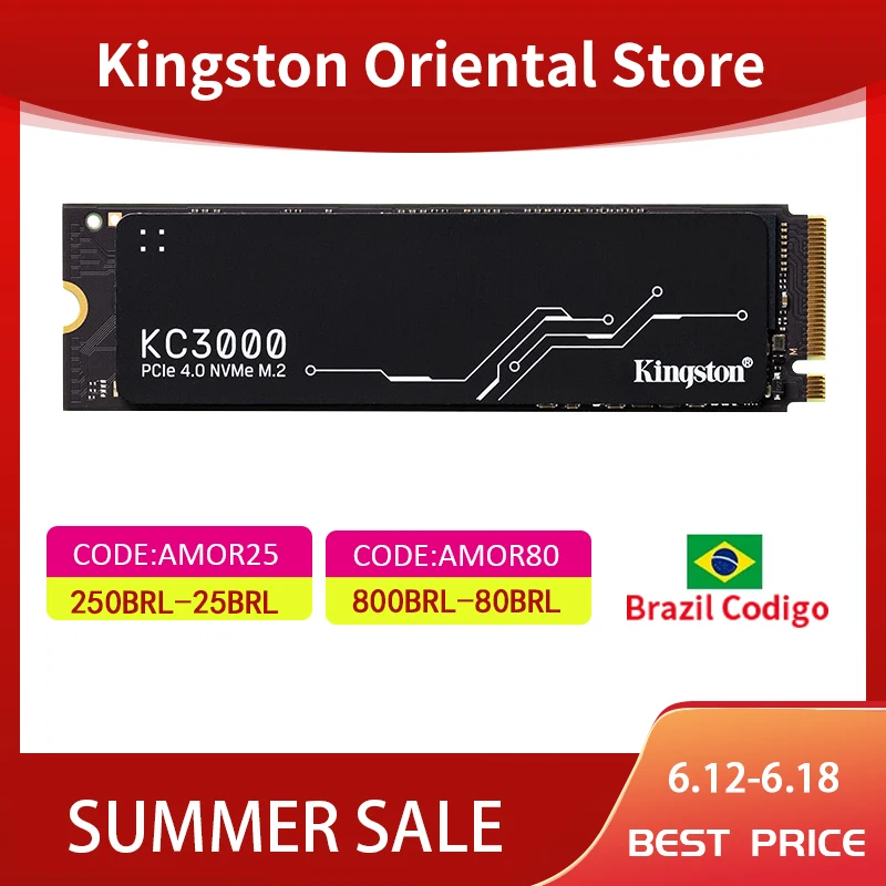 Kingston KC3000 PCIe 4.0 NVMe M.2 SSD 1024GB – Top Tech Computer