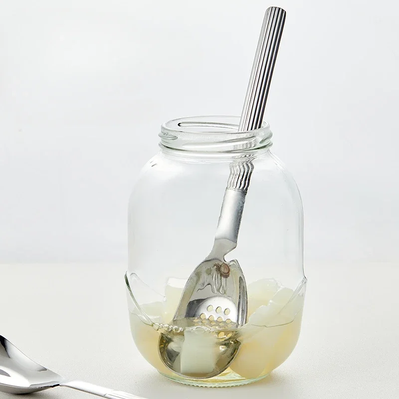 Stainless Steel Mini Colander for Olive Sugar Garlic Small Strainer Spoon Kitchen Household Creative Food Grade Strainer Spoon
