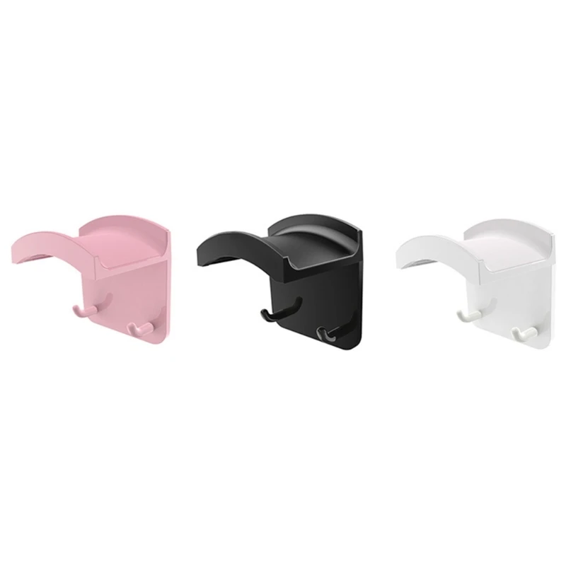 

Headphone Hanger Holder Wall Mount, Headset Hook Under Desk, Universal Adhesive Stand Gaming Headphones Earphones