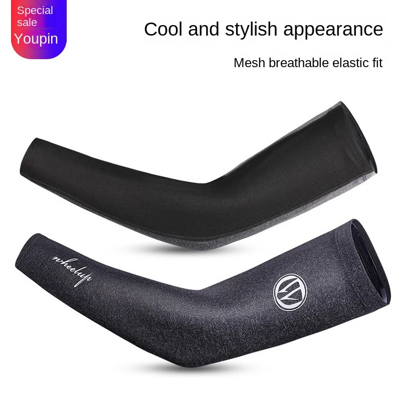 UV Protection Arm Guard Cycling Arm Warmers Man Black Sleeves Cuffs Summer Gloves Women\'s Sports Armbands Sun Protection Hoses