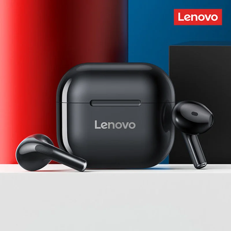 Lenovo LP40 Wireless Headphone TWS Bluetooth 5.0 Earphones Dual Stereo Noise Reduction Bass Headset Touch Control Earbuds 300mAH