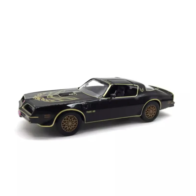 다이캐스트 1:64 스케일 1977 폰티악 파이어버드 합금 자동차 모델 성인 클래식 컬렉션 기념품 디스플레이 선물