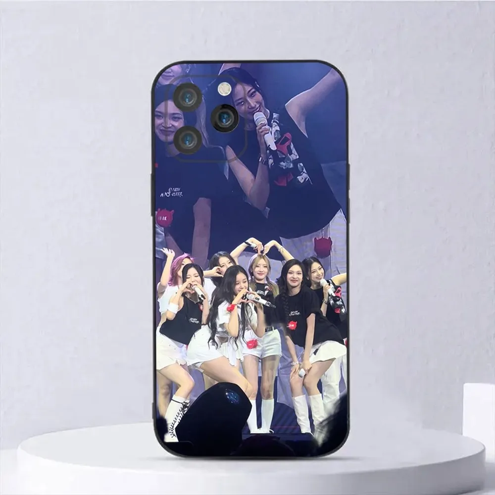 Kpop-Inspired M-Monster Soft Silicone Black Phone Case