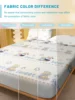 1 Cartoon Cute animal bear printed matte Fitted Sheet, bedroom printed bed cover, bedding (excluding pillowcases) 4