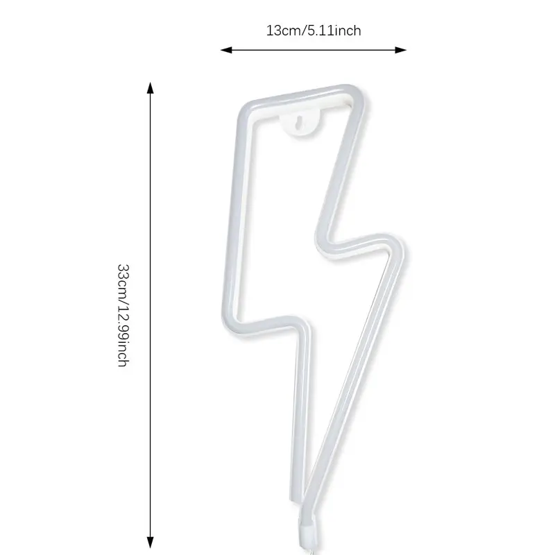 Halloween Lightning Neon Signs w Base, LED Light, Party Atmosphere Lighting, Wall Lamp, for Birthday, E-sports Room, Home Decor 6