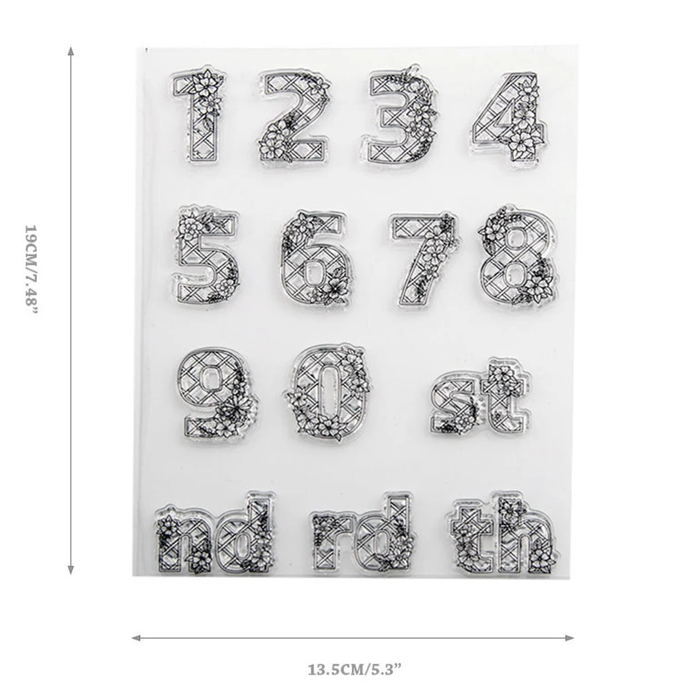 Letters and numbers Clear Stamps DIY Craft Transparent stamp Making Greeting Card Scrapbooking Photo Album Sheets Decor clear stamps clear rubber stamps