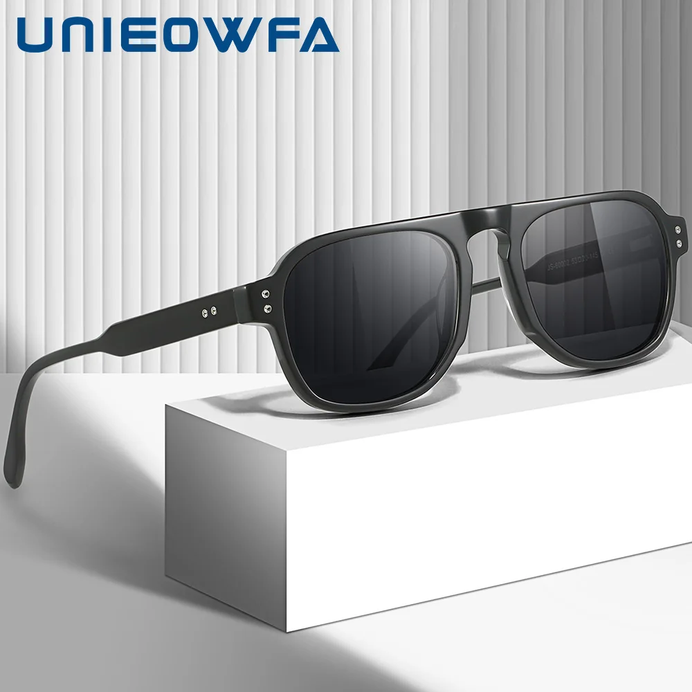 Unieowfa High Myopia Prescription Sunglasses Men Polarized Optical Progressive Sun Glasses Male