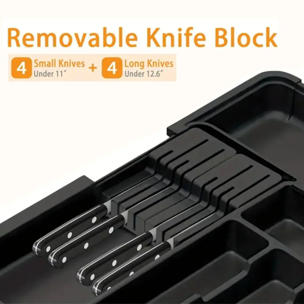 Scalable Retractable Drawer Storage Box Stationery Storage Movable Partition Kitchen Drawer Organizer Compartment Large Capacity