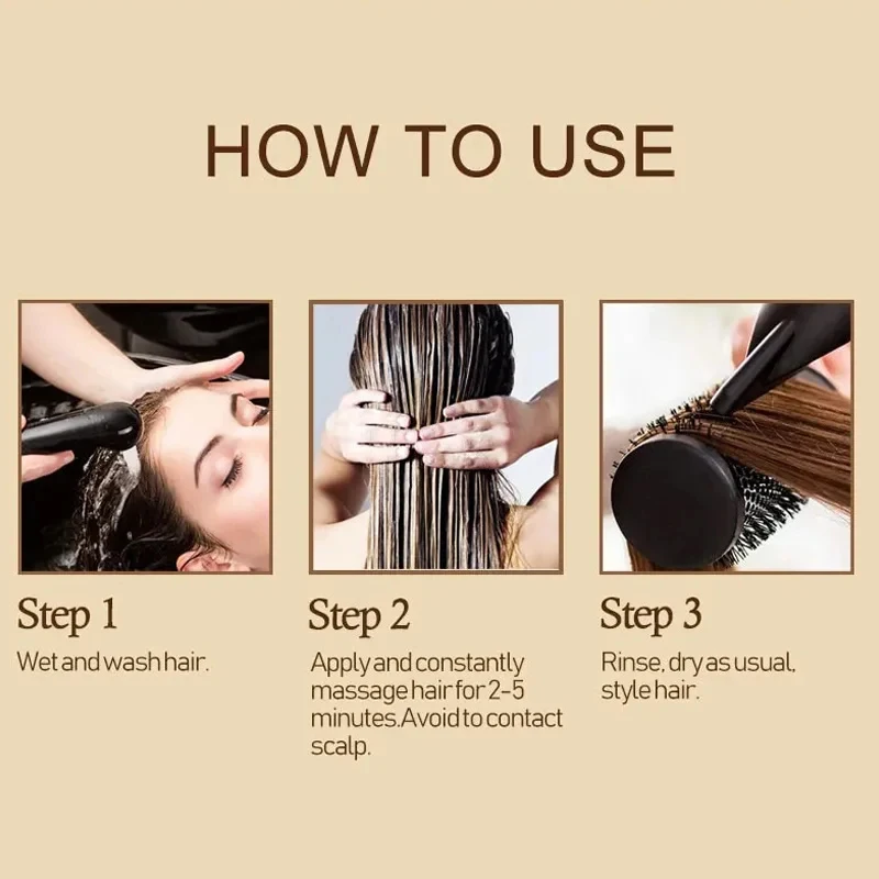 5 Seconds Repair Magical Hair Mask Keratin Mask Damage Curly Hair Deeply Moisturizes Make Soft Smooth Shiny Care 30g