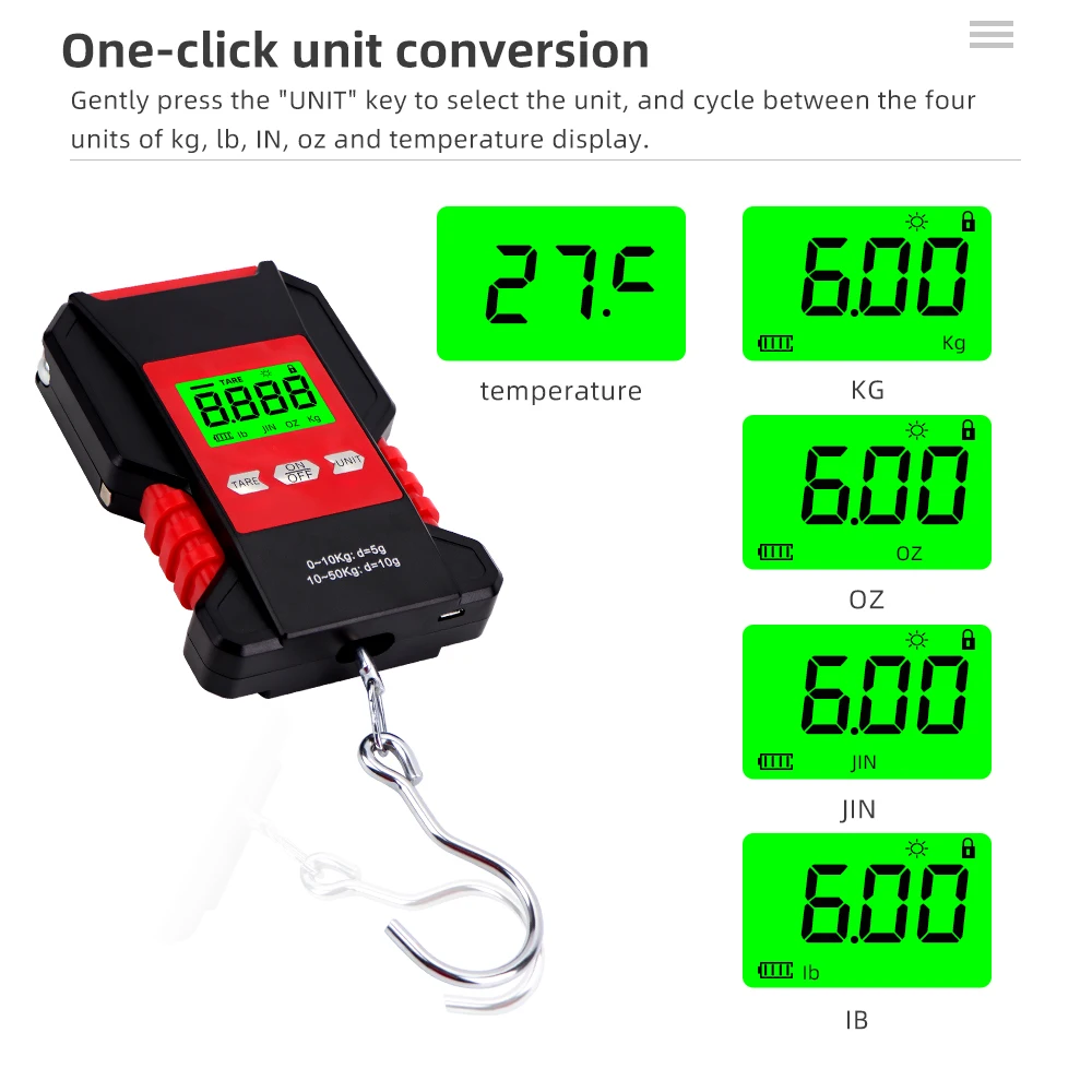Balanca Portable Fishing Scales Waterproof