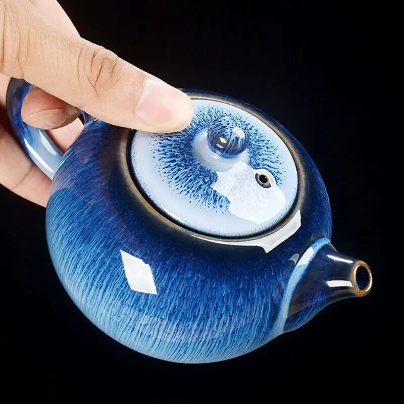 

Exquisite Star Glaze Teapot 250ml Ceramic Kung Fu Tea Pot Tea Kettle Teaset Porcelain Teapot Traditional Chinese Teaware Sets