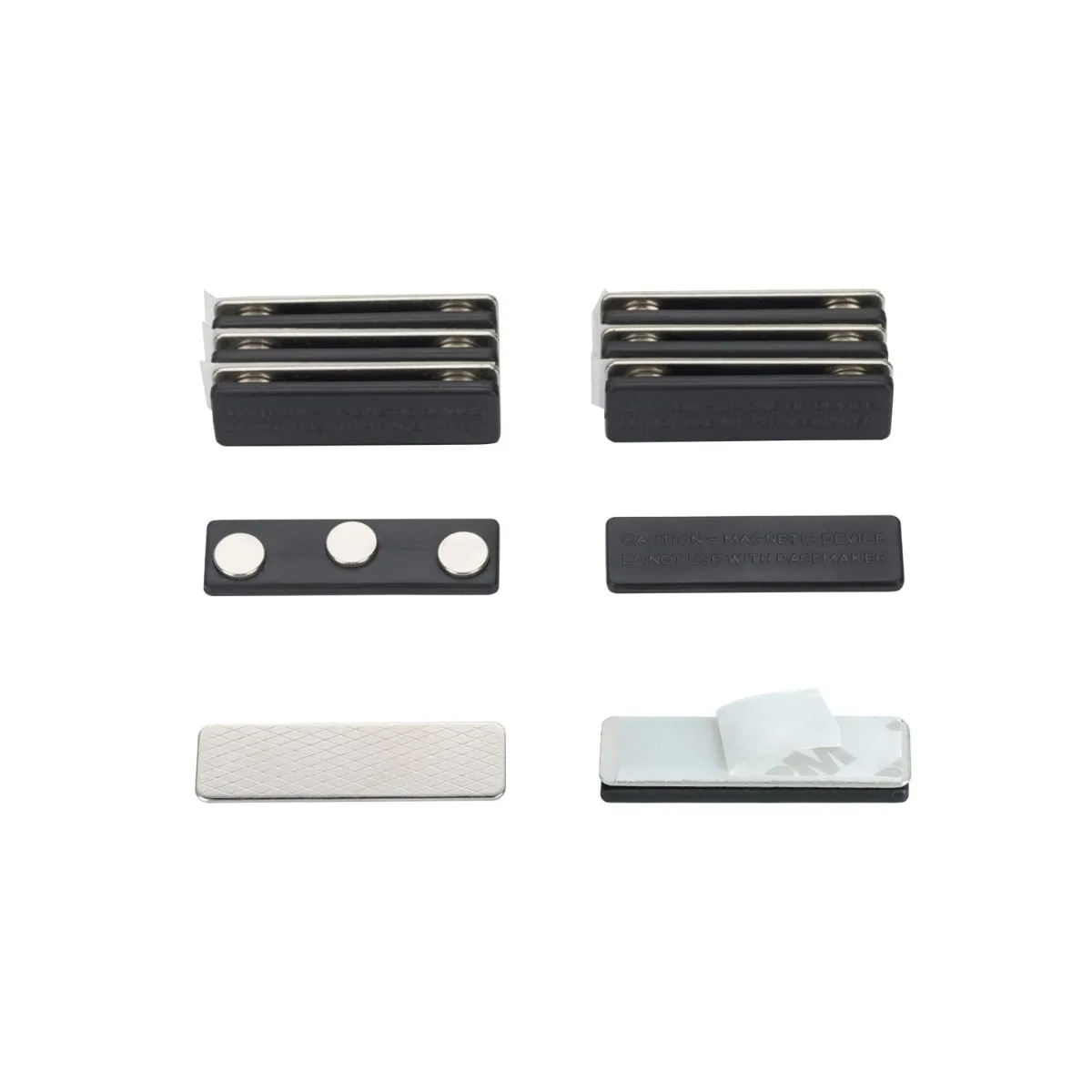 Magnetic Name Tag Holders with Magnets 100 Pack