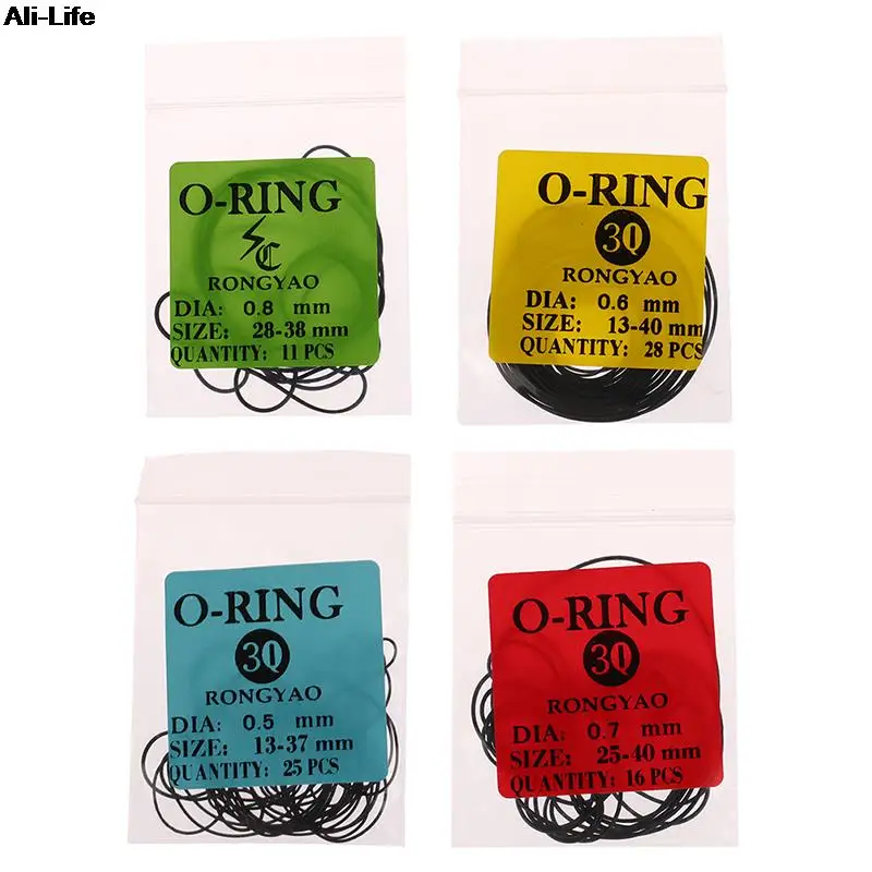 

1 Bag 0.5/0.6/0.7/0.8mm Watch O-Ring Waterproof Rubber Watch Back Cover Gaskets Watch Repair Tool For Watchmaker Tools Accessory