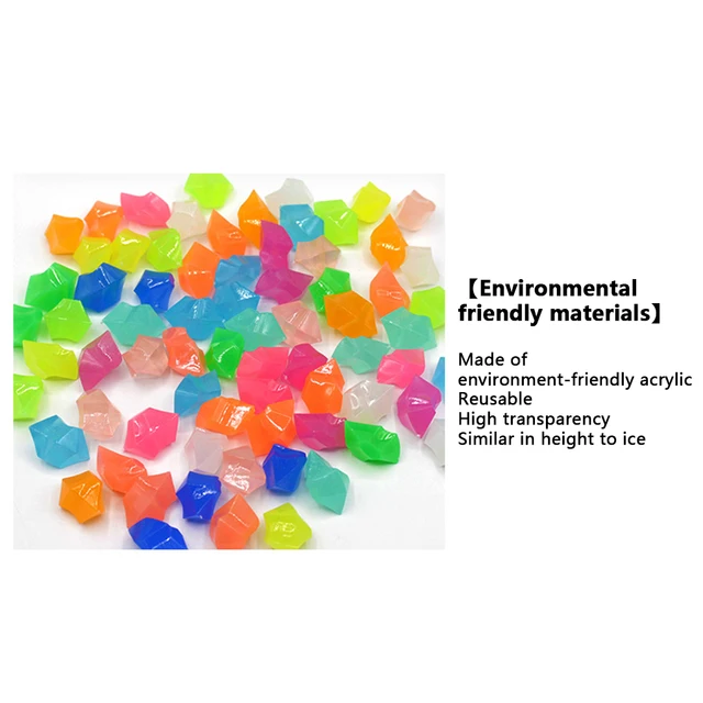 100 Darab Fényes Kövek Izzó Sziklák Dekoratív Napenergia -Dísz Ház Beltéri Kültéri Dekoráció Sétány Vegyes Színű - Image 2