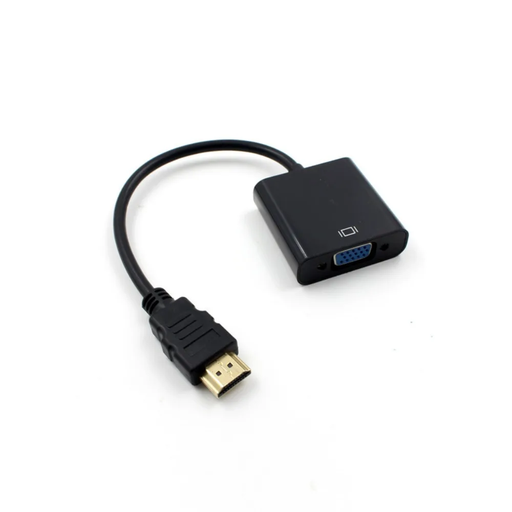 Adapter Cable Male To VGA RGB Female Connection Line Adapter Built-in Chip Set 1080p