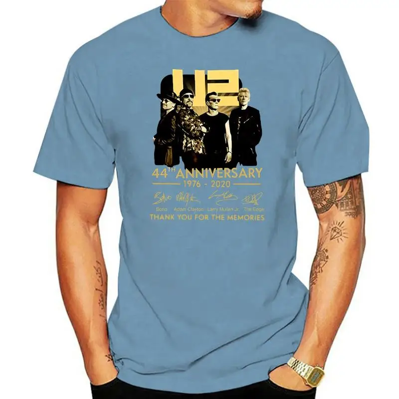 

U2 Band Shirt 44Th Anniversary 1976 2023 Signed Gift Fan Thanks Shirt Size S 5Xl