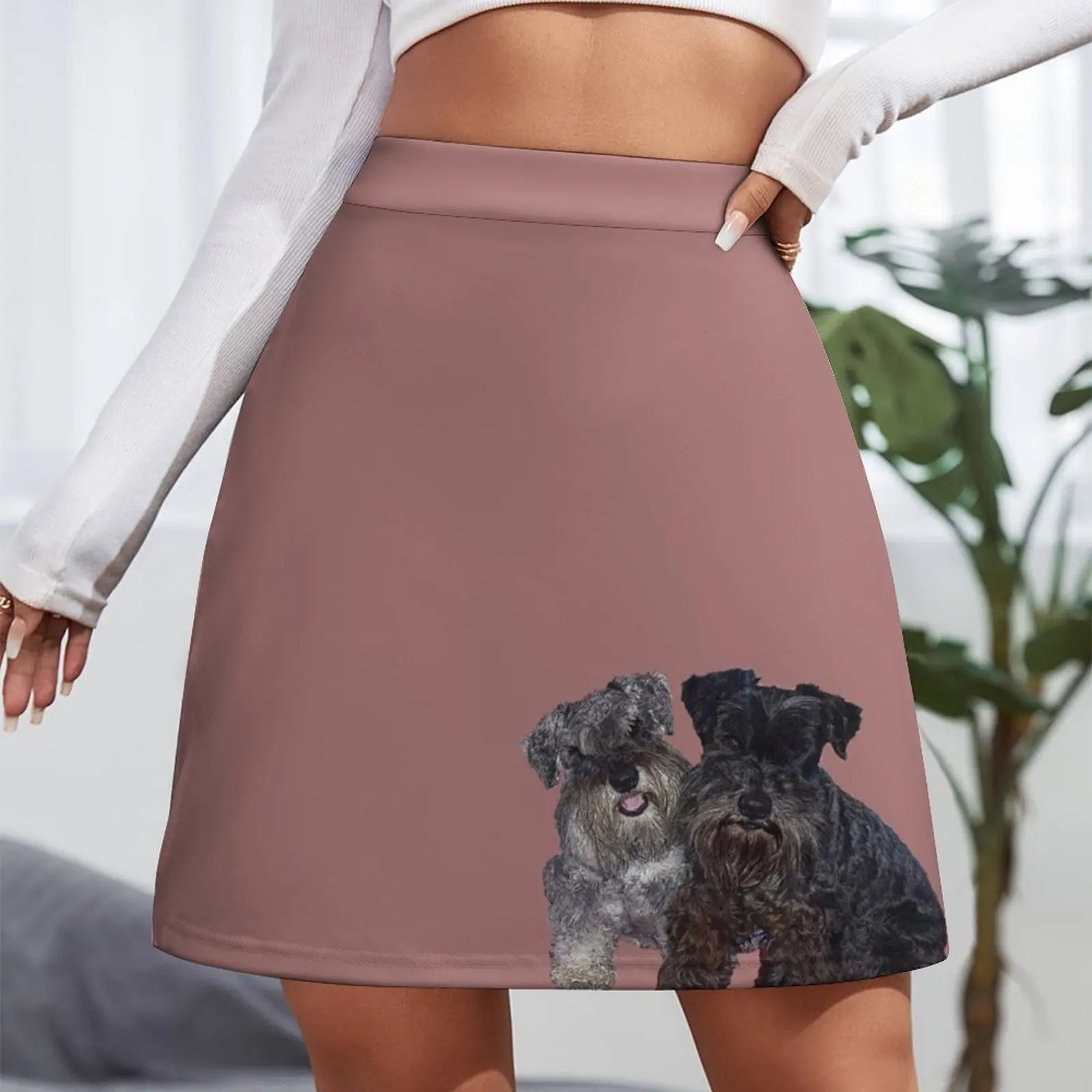 Miniature Schnauzer Buddies Mini Skirt short skirt rave outfits for women Evening dresses