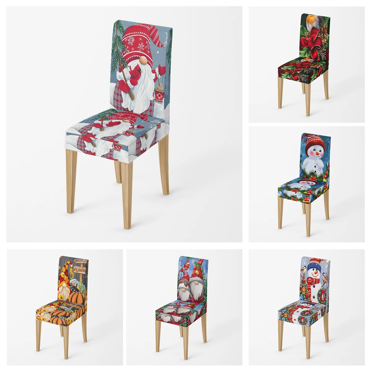 

Home chair cover for kitchen Natural and Animal Styles adjustable dining elastic fabricchairs covers chair cover for wedding