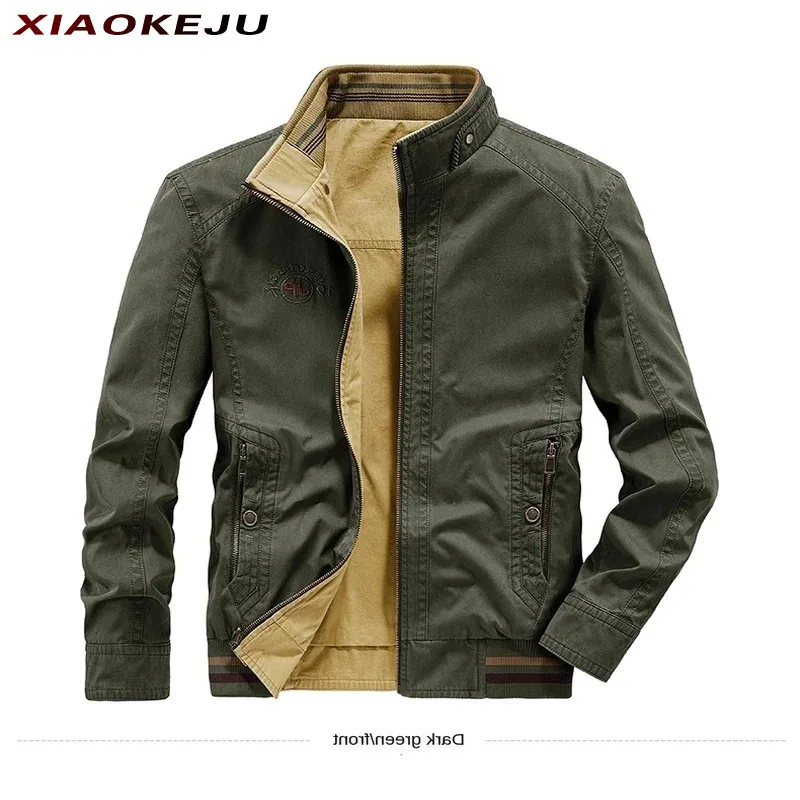 Fashion Casual Tactical Clothing Vintage Jacket Retro Bomber Sport Withzipper Camping Sports Military Techwear windbreaker jacket design clothes jacket windshield retro military sport cardigan withzipper cold sportsfor techwear