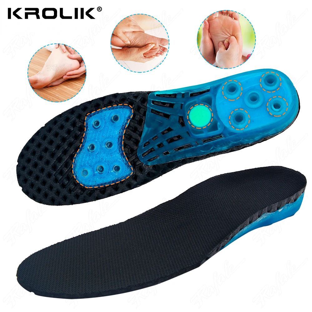 

Insoles For Feet Arch Support Padded Super Shock-Absorbant Sports Insole For Shoes Pain Relieve Shoe Insoles For Men Women
