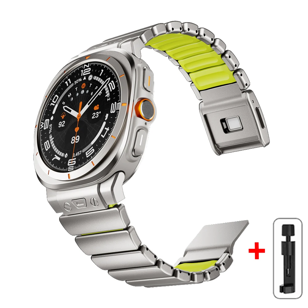 Luxury Magnetic Metal Band - Fashionable & Durable Adjustable Replacement Accessory Set