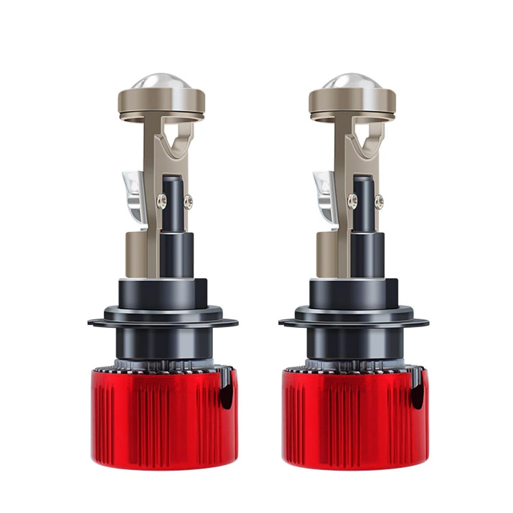 New 58000LM H4 H7 Led Mini Projector Lens H8 H11 Canbus 9005 HB3 9006