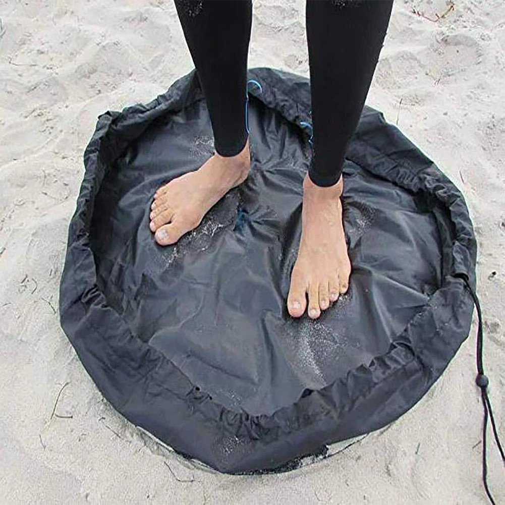 

Wetsuit Changing Mat Bag Quick Storage Hanging Rope Bag Waterproof Portable 50/90/130cm Storage Bags Surfing Accessories