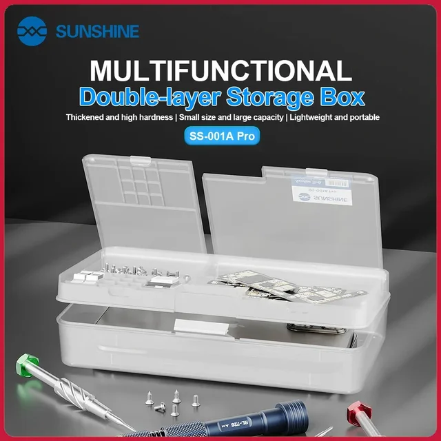 علبة حفظ وتنظيم صيانة SUNSHINE SS-001A Pro – متعددة الأغراض (للبورد، المسامير، والشاشات) 1