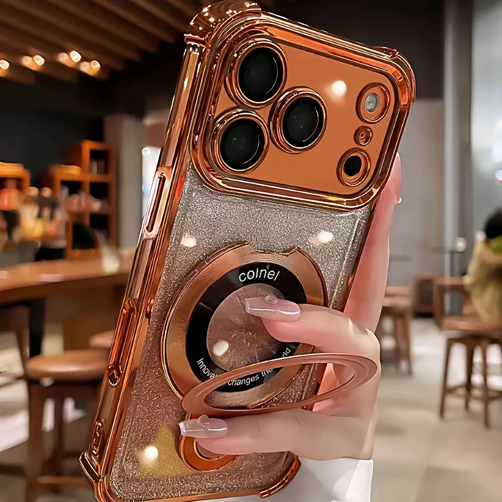 Glitter Ring Holder with Gradient Bumper and Camera Protection