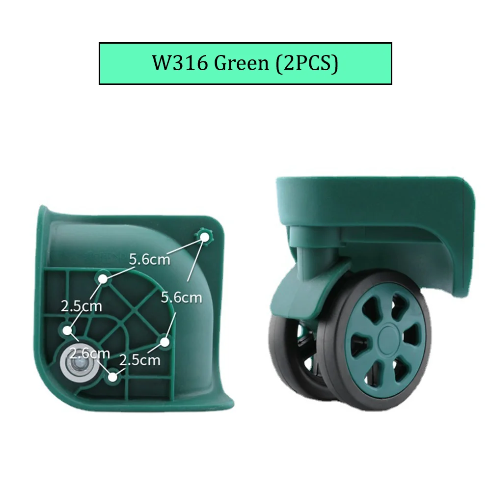 Suitable For W316 Versatile Trolley Luggage Accessories Universal Wheels Suitcase Strong Compression Casters Replacement